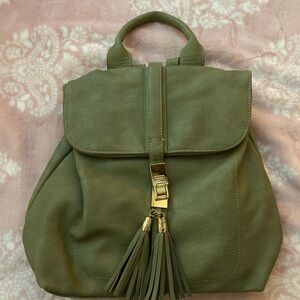 Elegant Green Tassel Women's Bag